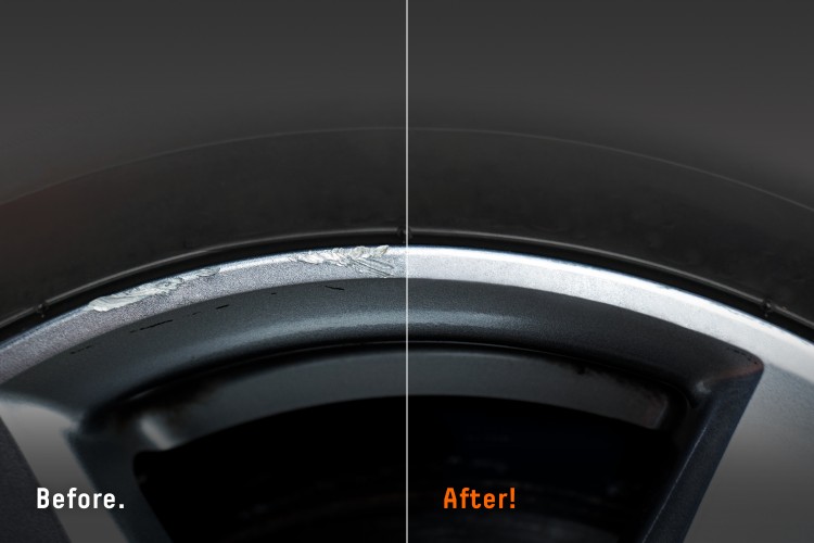 Quixx Wheel Repair Kit/Kit de réparation pour Jantes Noir, Medium