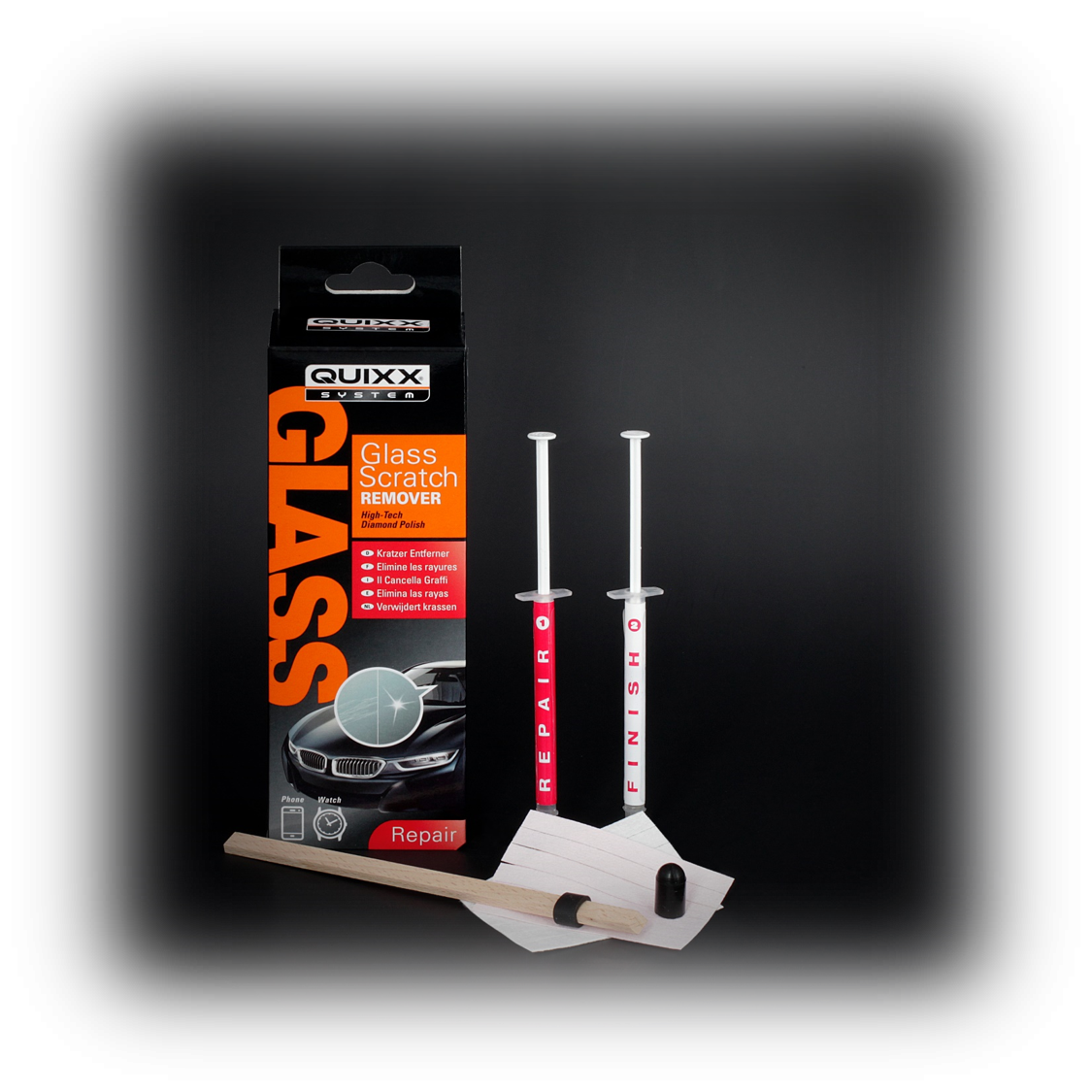 Glass Scratch Remover QUIXX Repair it. Yourself!